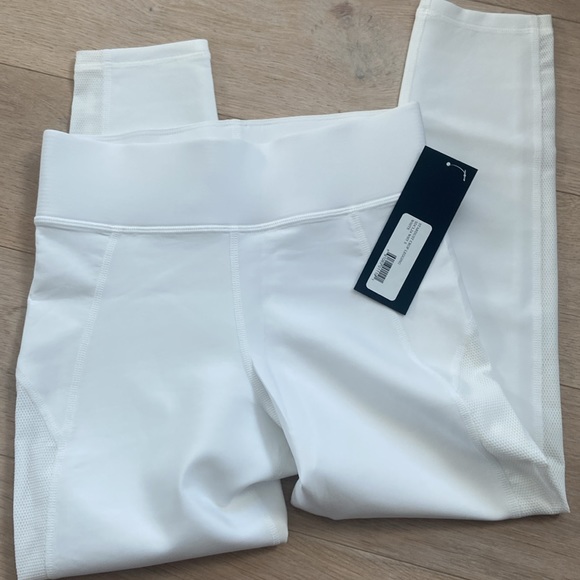 Michi Stardust Crop Legging White Mesh Small - Picture 6 of 7